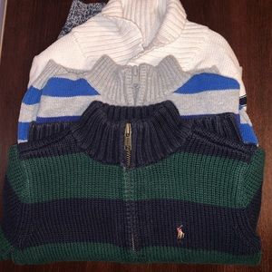 Bundle of 2T boys sweaters.
